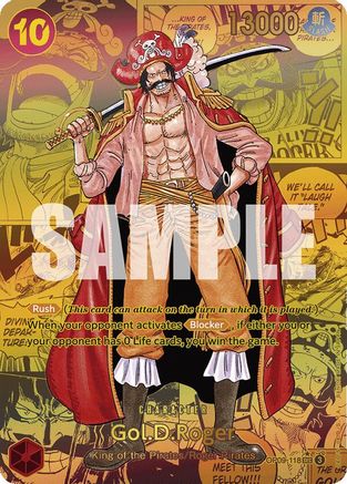 Gol.D.Roger (Parallel) (Gold Manga) - OP09-118 - Secret Rare