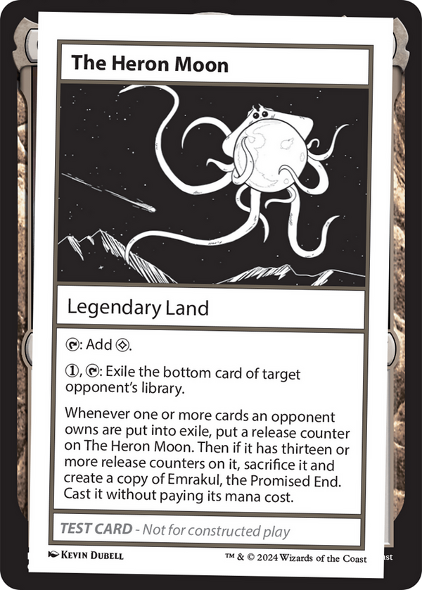 The Heron Moon - Test Card (MB2)