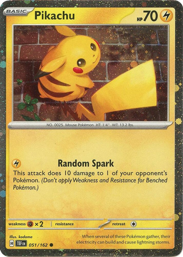 Pikachu (Cosmos Holo) - 051/162 - Promo