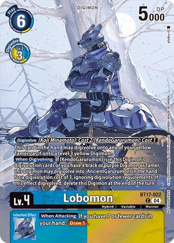 Lobomon (Legend Pack 2024 Box Topper) - BT17-022 - Common