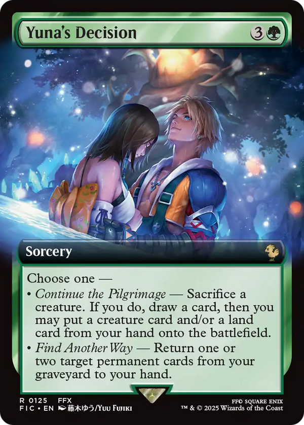Yuna's Decision - Extended Art (FIC)