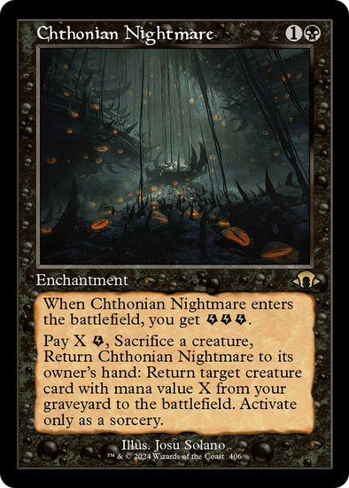 Chthonian Nightmare - Retro Frame (MH3)