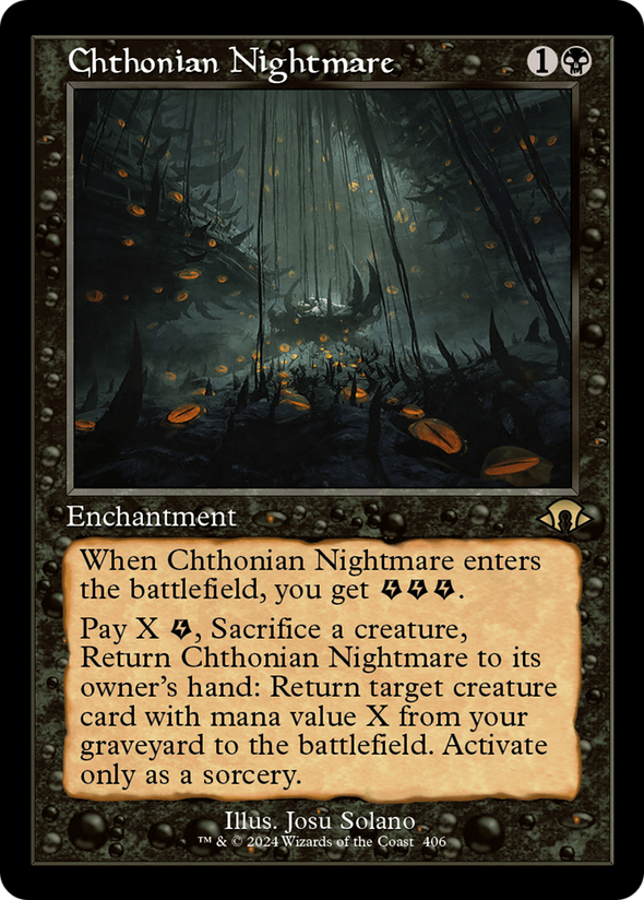 Chthonian Nightmare - Retro Frame (MH3)