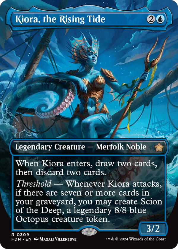Kiora, the Rising Tide - Borderless (FDN)