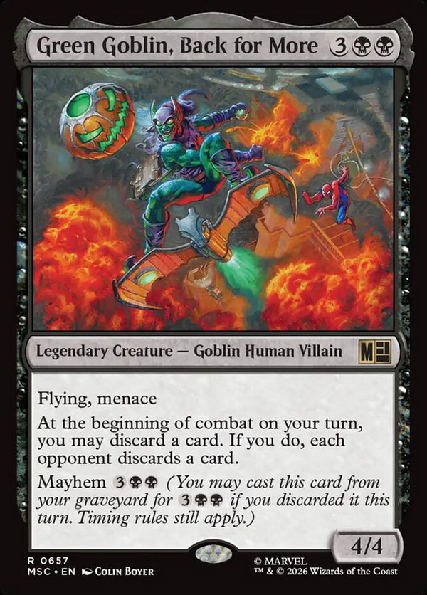 Green Goblin, Back for More (MSC)