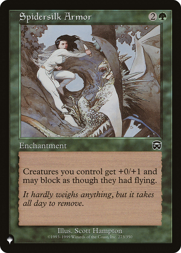 Spidersilk Armor - MMQ Reprint (PLST)
