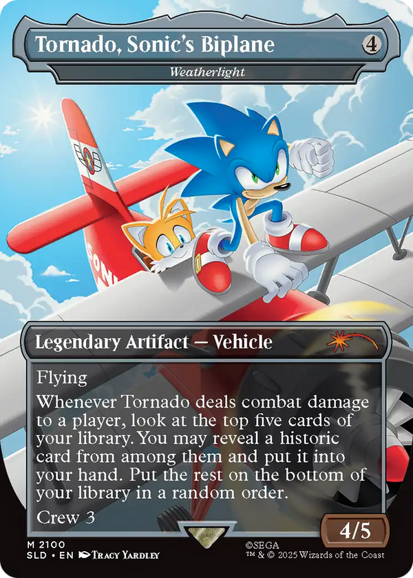 Tornado, Sonic's Biplane // Weatherlight - Secret Lair x Sonic: Turbo Gear (SLD)