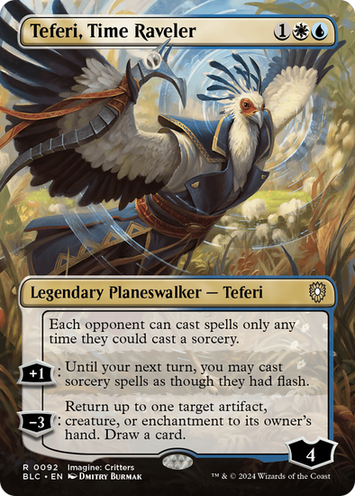 Teferi, Time Raveler - Borderless (BLC)