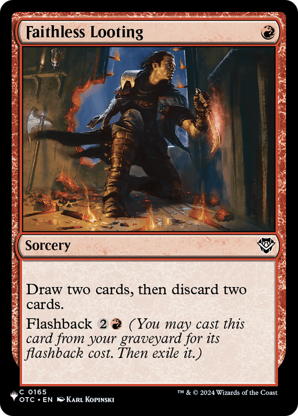 Faithless Looting - OTC Reprint (PLST)