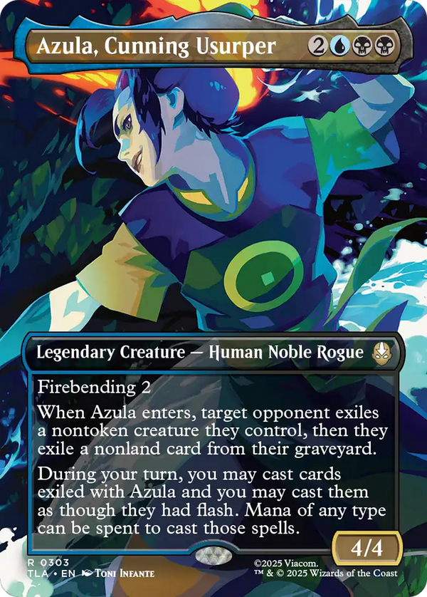 Azula, Cunning Usurper - Borderless Scene (TLA)