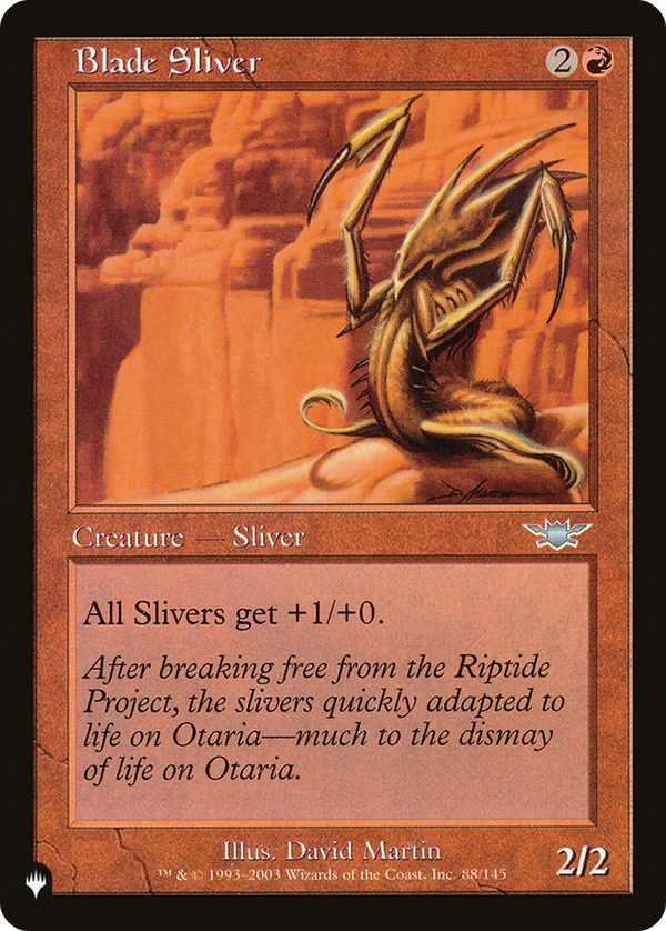 Blade Sliver - LGN Reprint (PLST)