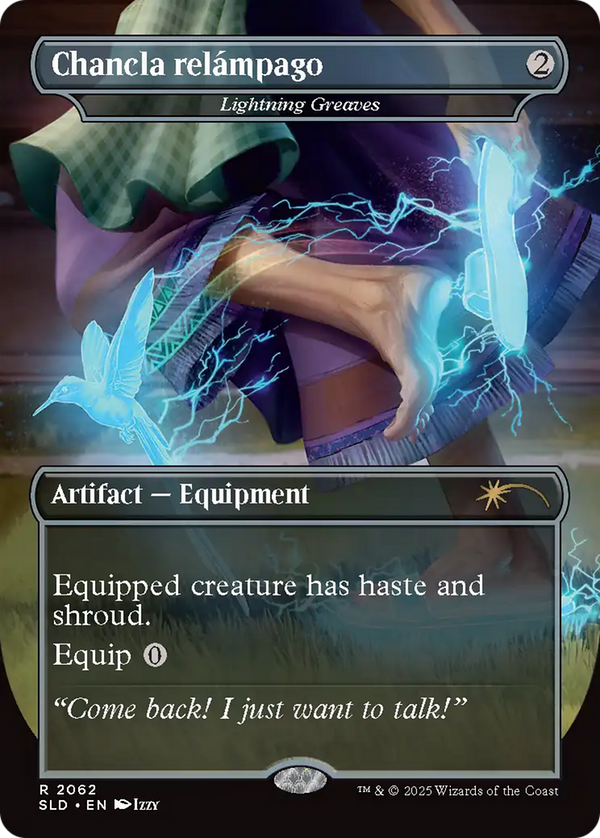 Chancla relámpagos // Lightning Greaves - Nuestra Magia (SLD)