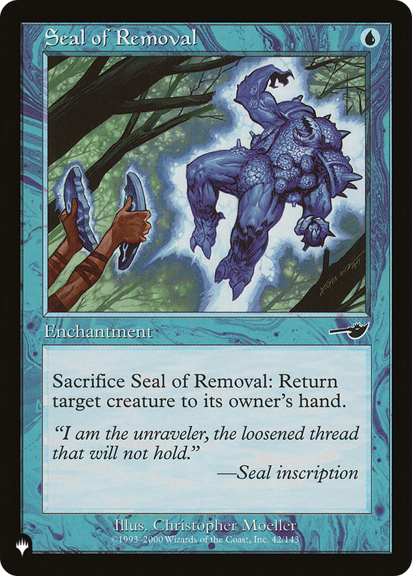 Seal of Removal - NEM Reprint (PLST)