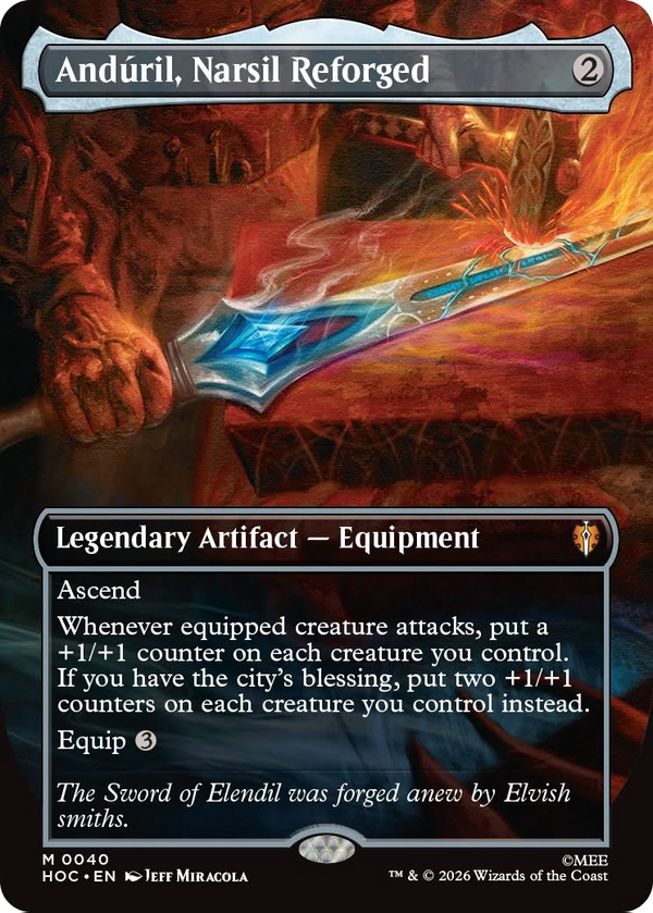 Andúril, Narsil Reforged - Borderless (HOC)