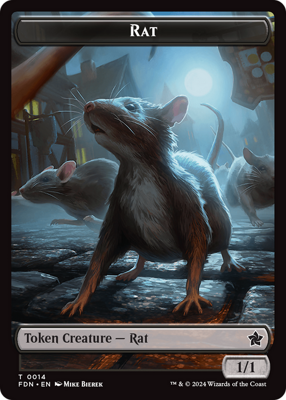 Rat // Zombie Token (TFDN)