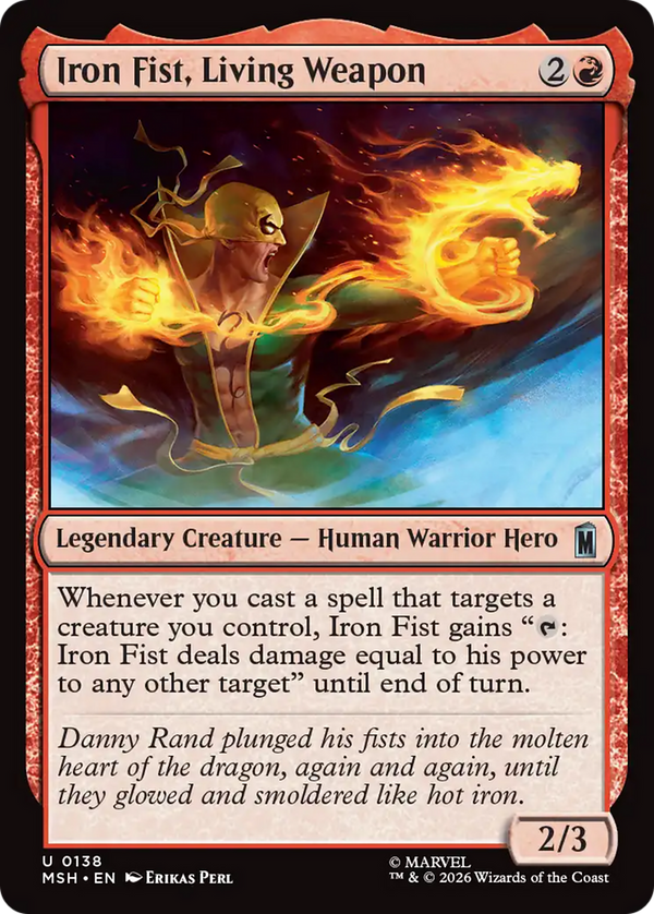 Iron Fist, Living Weapon (MSH) (Pre-Order)