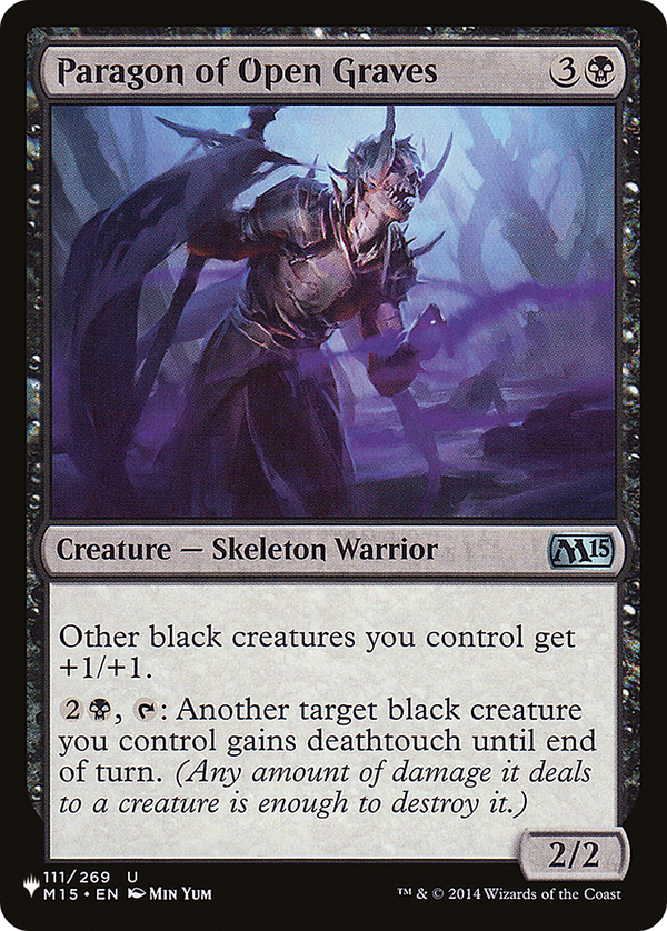 Paragon of Open Graves - M15 Reprint (PLST)