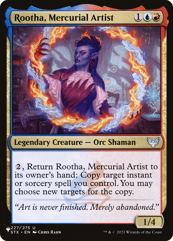 Rootha, Mercurial Artist - STX Reprint (PLST)