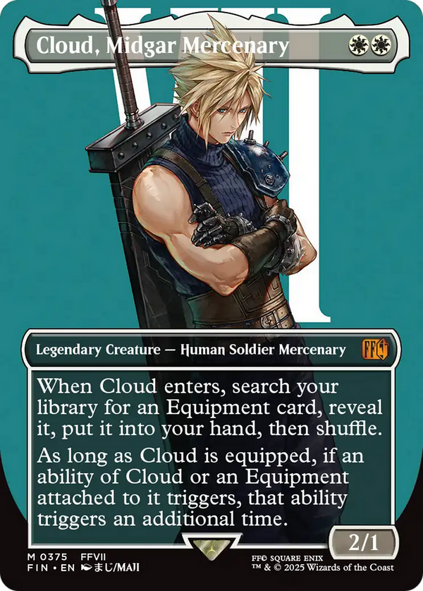 Cloud, Midgar Mercenary - Borderless (FIN)