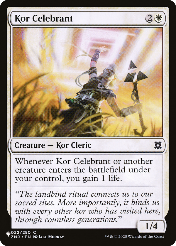Kor Celebrant - ZNR Reprint (PLST)