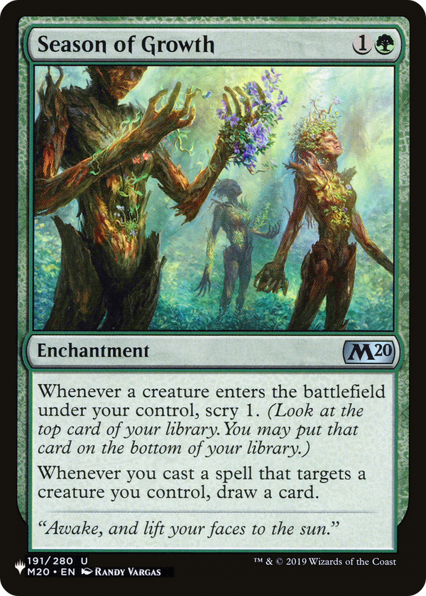 Season of Growth - M20 Reprint (PLST)