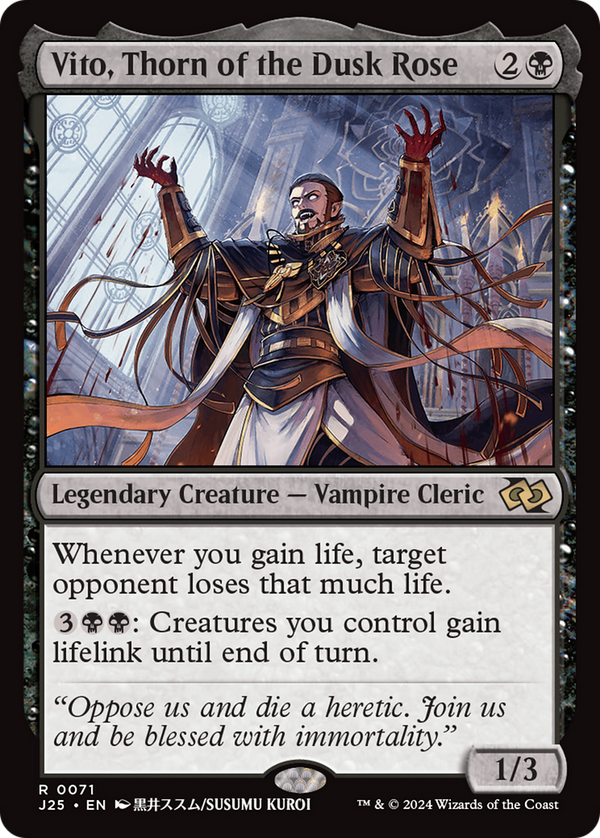 Vito, Thorn of the Dusk Rose (J25)