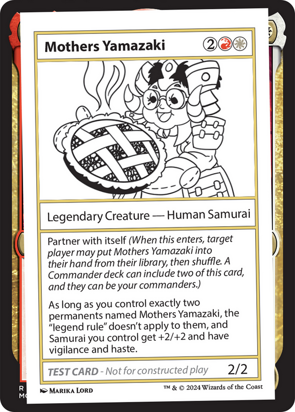 Mothers Yamazaki - Test Card (MB2)