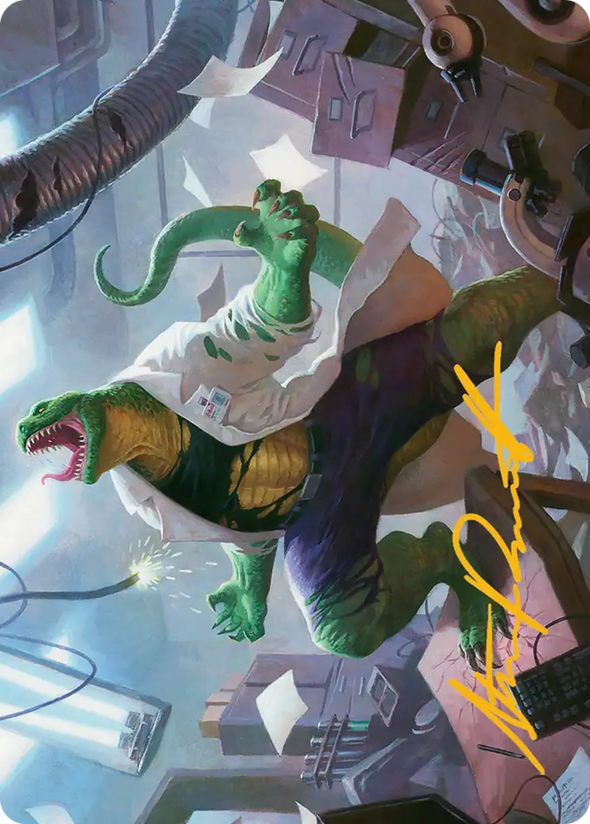 Lizard, Connors's Curse - Art Series (Gold-Stamped Signature) (ASPM)