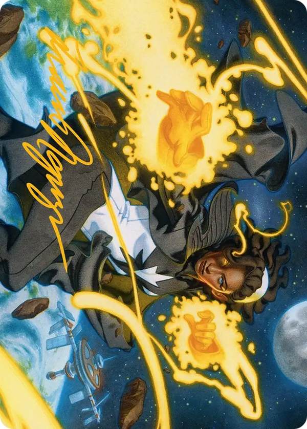Photon, Mighty Marvel (AMSH) - Gold Stamped Art Card