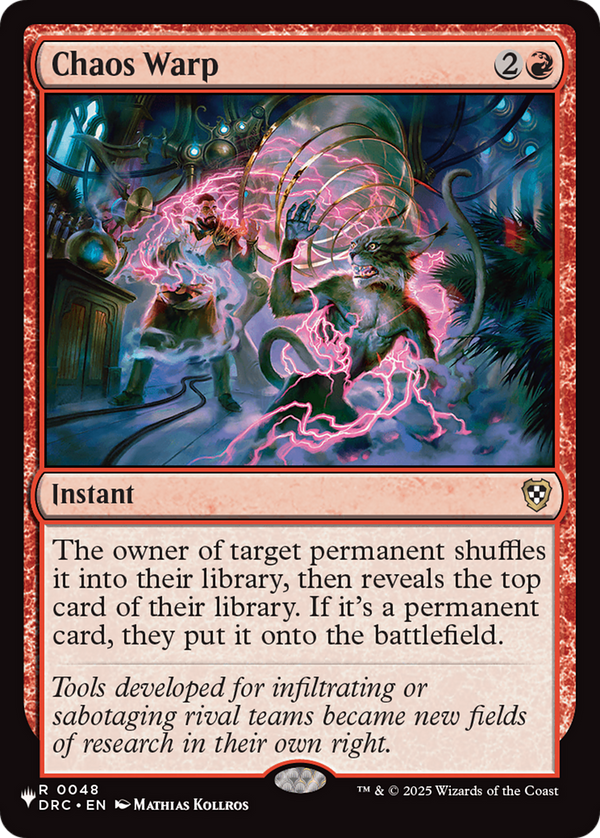 Chaos Warp - DRC Reprint (PLST)