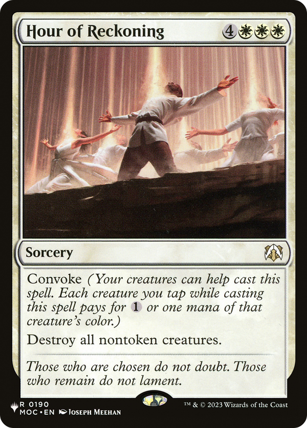 Hour of Reckoning - MOC Reprint (PLST)