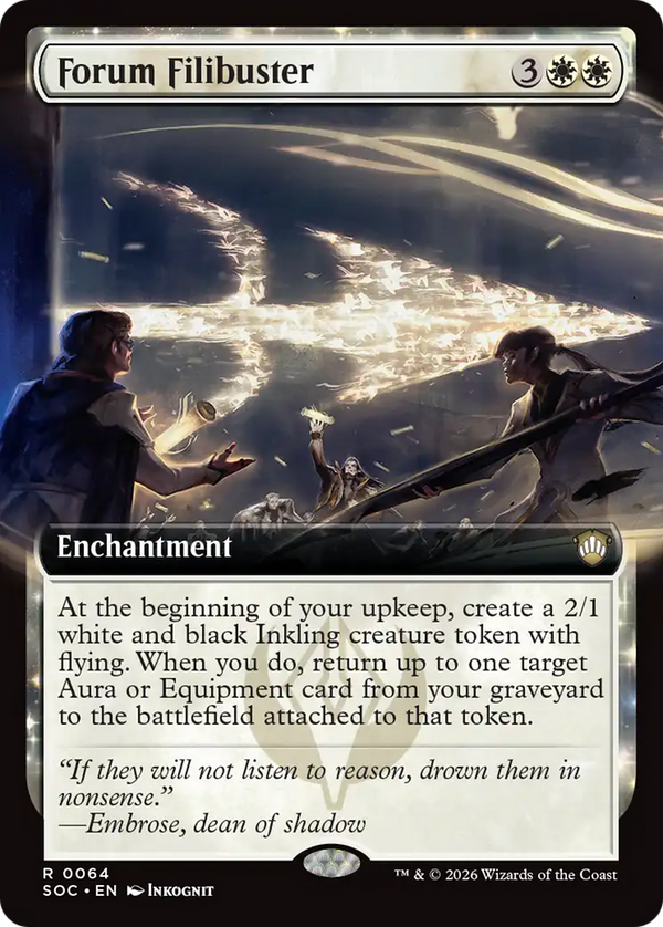 Forum Filibuster - Extended Art (SOC)