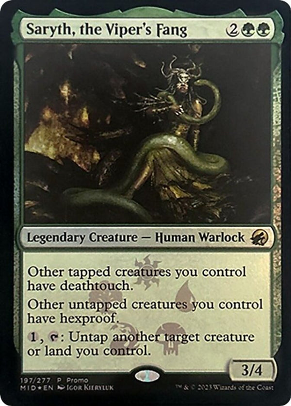 Saryth, the Viper's Fang - Resale Promo (MID) (Foil)