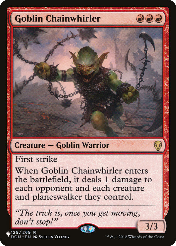 Goblin Chainwhirler - DOM Reprint (PLST)