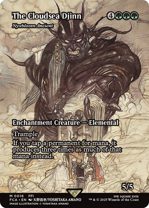 The Cloudsea Djinn // Nyxbloom Ancient - Borderless (FCA)
