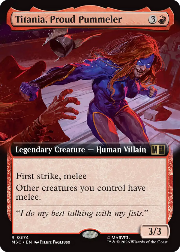 Titania, Proud Pummeler - Extended Art (MSC) (Pre-Order)