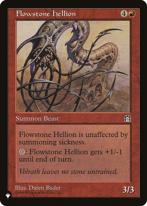 Flowstone Hellion - STH Reprint (PLST)