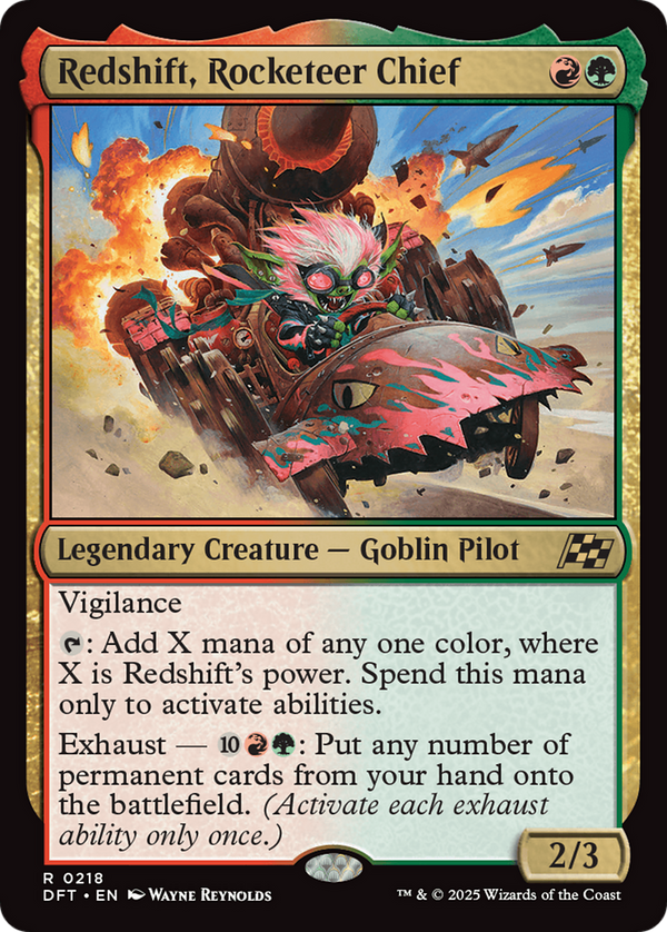 Redshift, Rocketeer Chief (DFT)