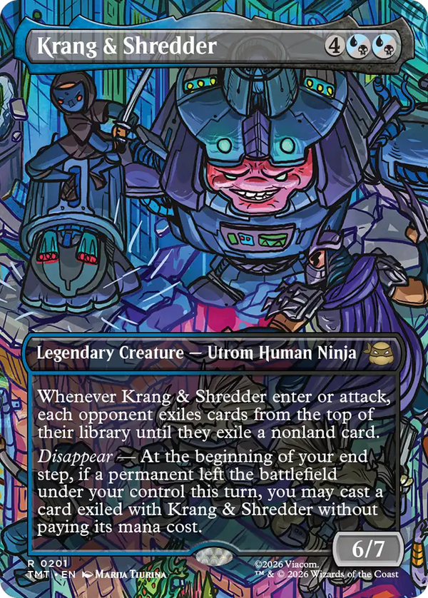 Krang & Shredder - Borderless Scene (TMT)