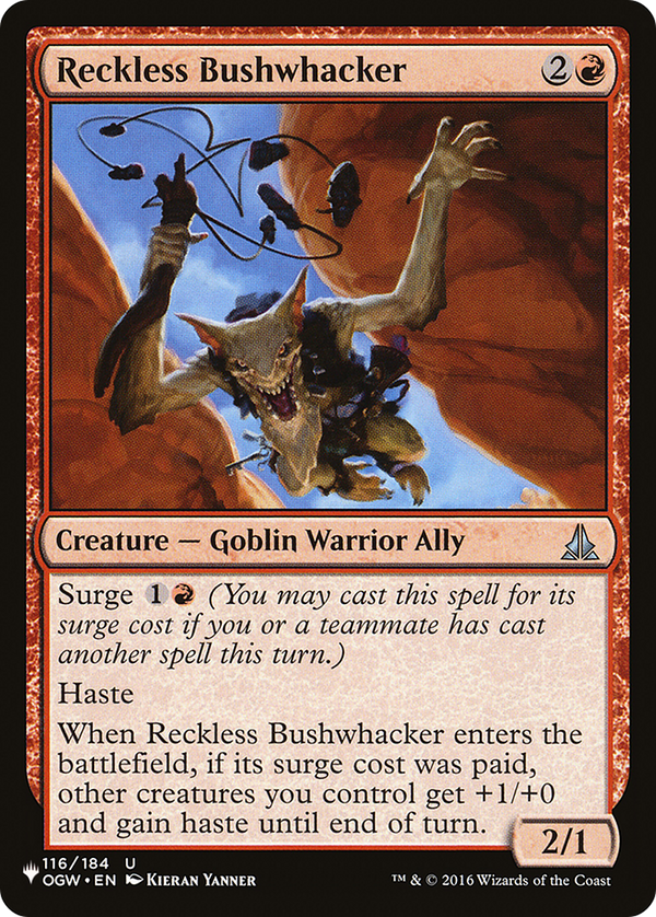 Reckless Bushwhacker - OGW Reprint (PLST)