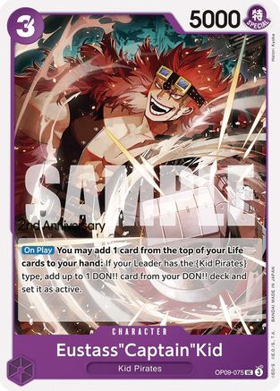 Eustass"Captain"Kid (2nd Anniversary) - OP09-075 - Uncommon