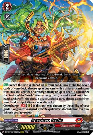 Dragritter, Badiia - DZ-BT05/002EN - Triple Rare
