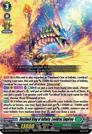 Destined King of Infinity, Levidras Empireo - DZ-BT05/014EN - Triple Rare