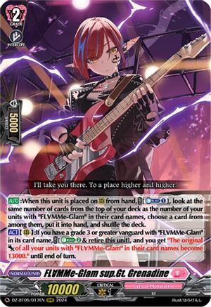 FLMMe-Glam sup.Gt. Grenadine - DZ-BT05/017EN - Triple Rare