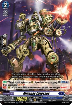 Almanac Colossus - DZ-BT05/026EN - Double Rare
