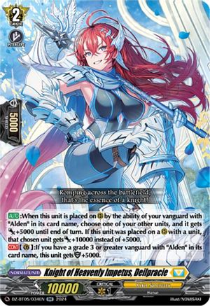 Knight of Heavenly Impetus, Deilpracie - DZ-BT05/034EN - Double Rare