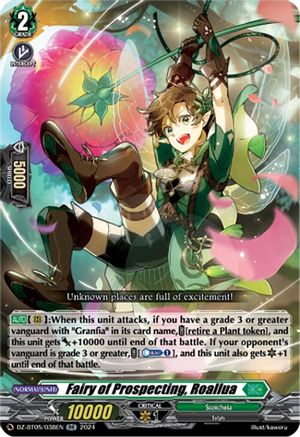 Fairy of Prospecting, Roallua - DZ-BT05/038EN - Double Rare