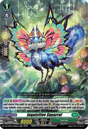 Inquisitive Squarrol - DZ-BT05/039EN - Double Rare