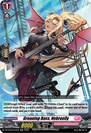 Groaning Bass, Nebroelly - DZ-BT05/043EN - Double Rare