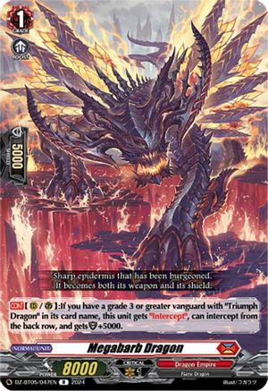 Megabarb Dragon - DZ-BT05/047EN - Rare